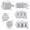 Силиконовая форма Фруктовая тарелка Формы для смолы Поднос Форма для заливки эпоксидной смолой Поднос с ручкой Форма для поделок