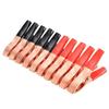 10pcs 30A Crocodile Spring Clamp Red & Black Car Battery Clip Cables Alligator Charger Voltage Testing Tool Accessory