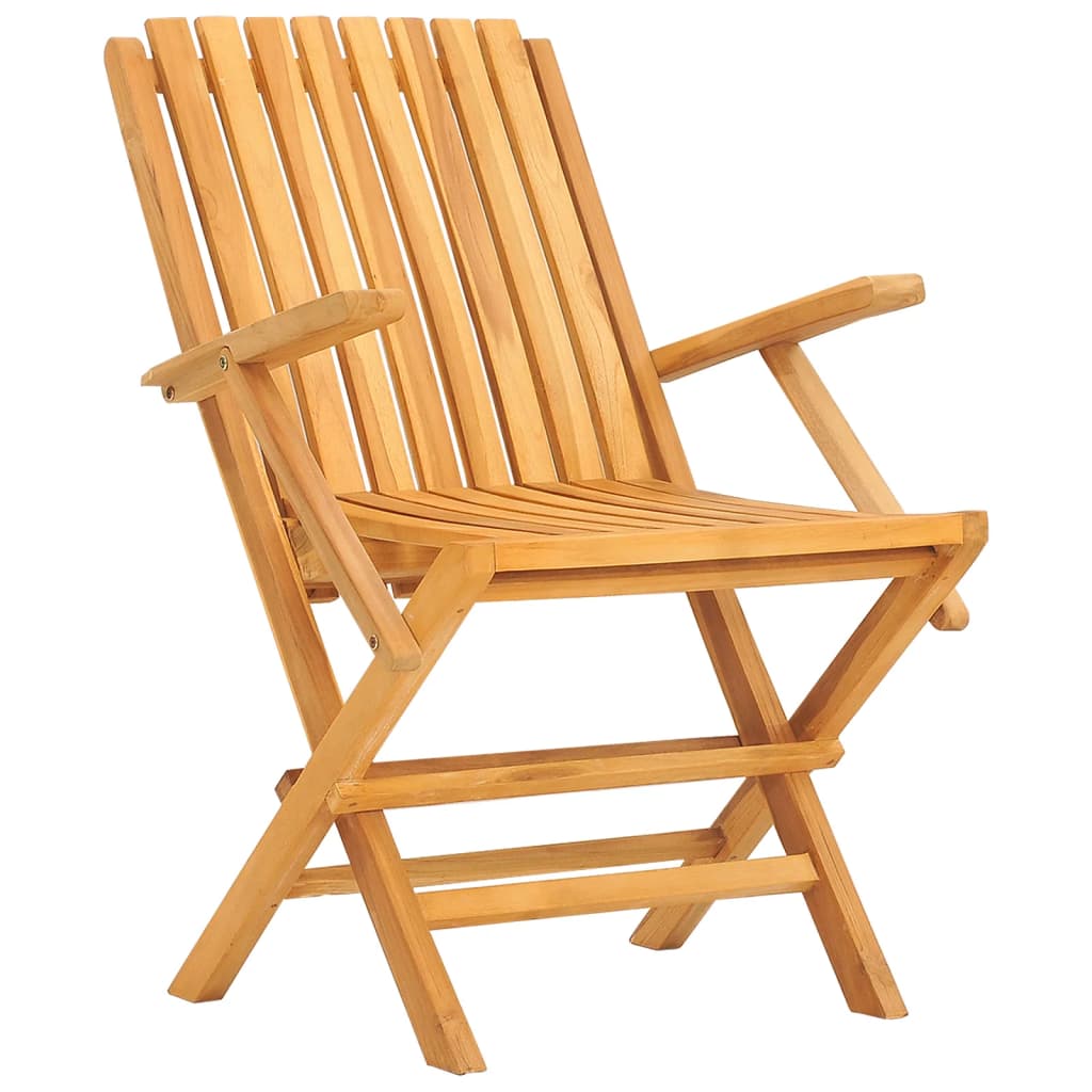 5 Piece Garden Dining Set Solid Teak Wood