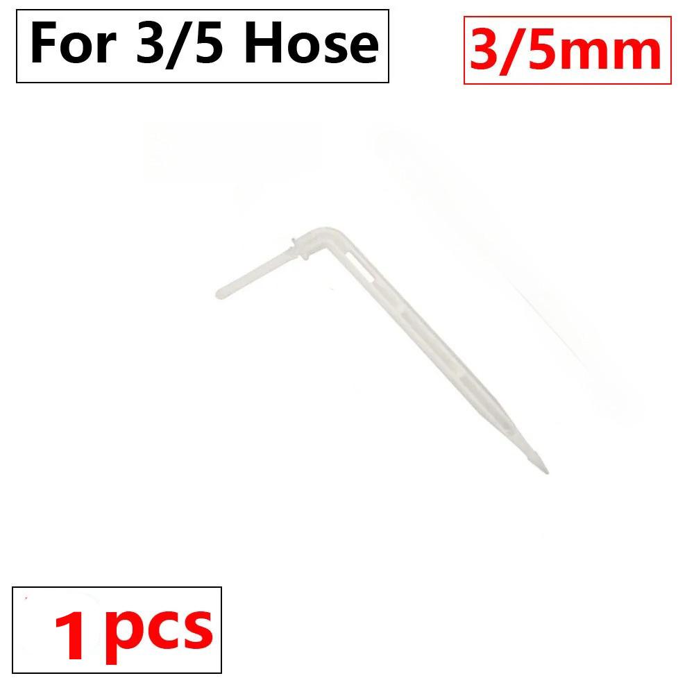 25/50 шт. согнутая стрела капельница микро капельный полив комплект эмиттер 3/5 мм шланг садовый полив экономия капельница теплица