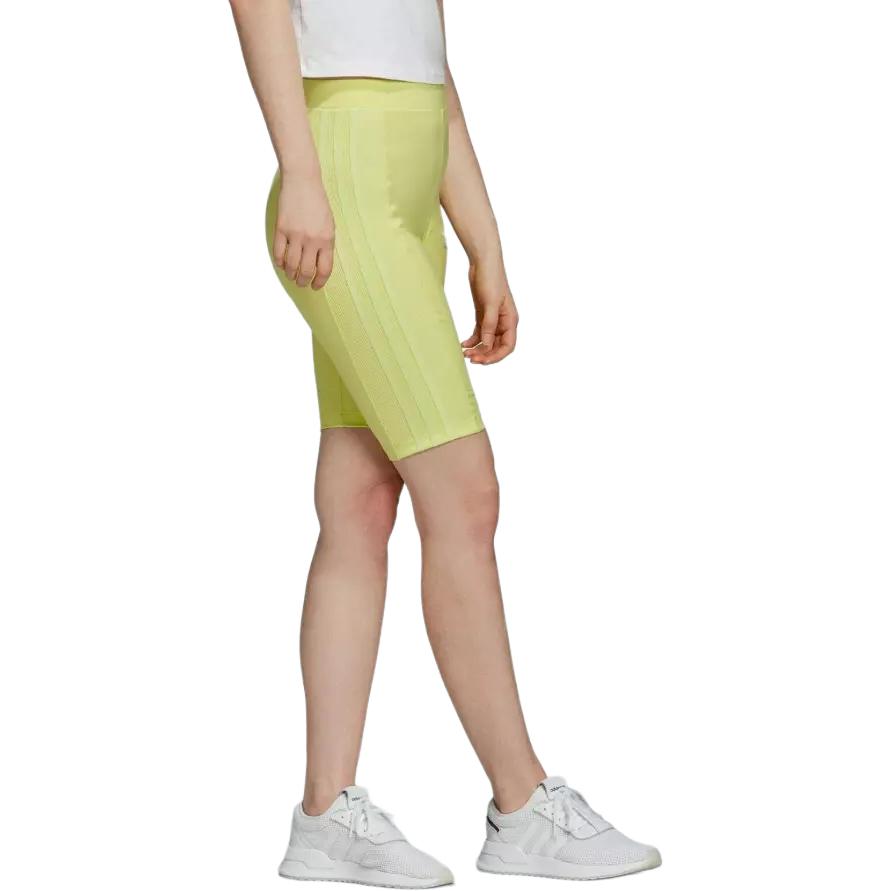 Adidas Originals Sports Shorts Women's Yellow Moderate Tight Pants FR0554