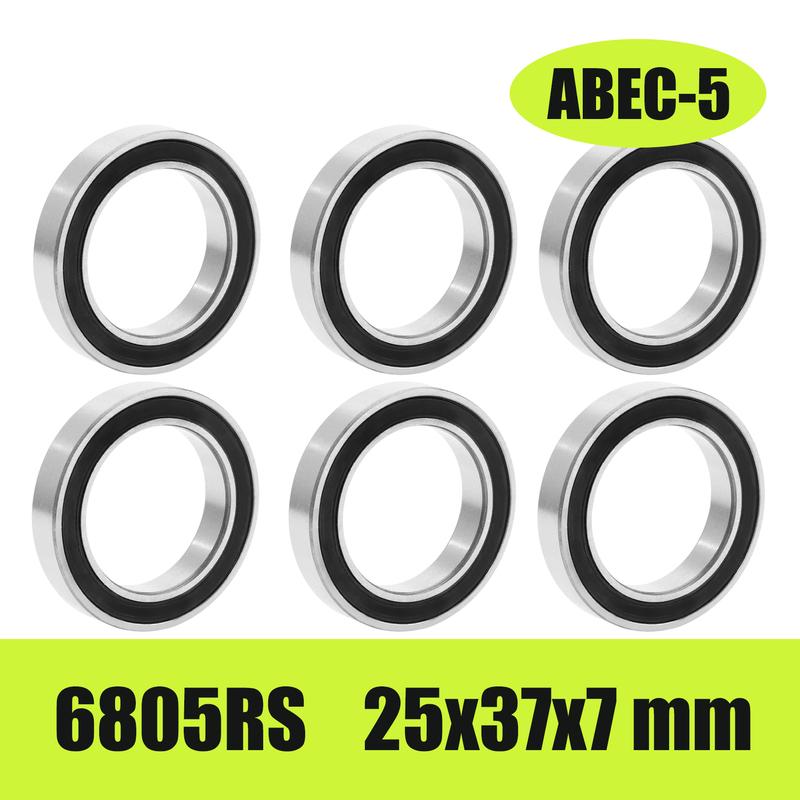 6PCS Bicycle Hub Ball Bearing 6802 6803 6804 6805 6900 6001 6901 6902 6903 ABEC-5 Repair Parts for MTB Road Bike Chrome Steel