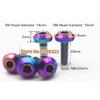 4pcs Grade5 6AL4V M6 M8 Titanium Screw for Motorcycle Disc Brake Hex Socket Ti Fasteners Modification Screws 12 15 20 25 30 35mm