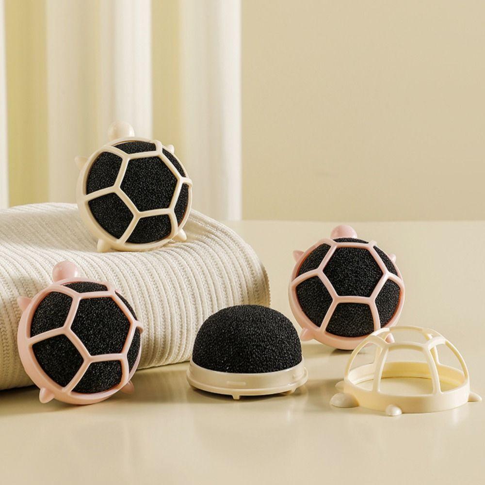 2Pcs Reusable Laundry Balls Turtle Shape Hair Remover Household Clothes Cleaning