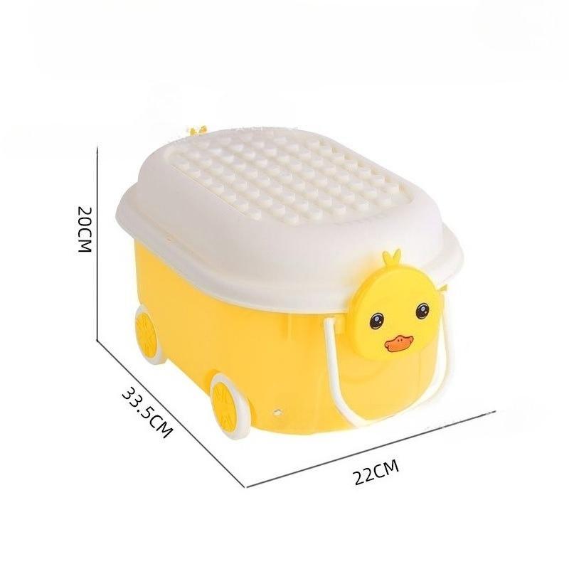 Cartoon Toy Storage Box Organizer for Child Home Snack Clothes Storage Box Large Capacity Multifunctional Plastic Storage Boxes