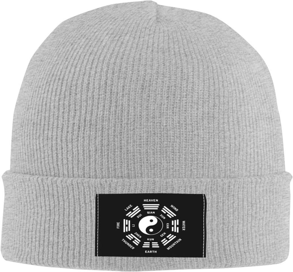 Tai Chi Yin Yang Zen Taoism Beanie Knit Women Unisex Winter Warm Cap