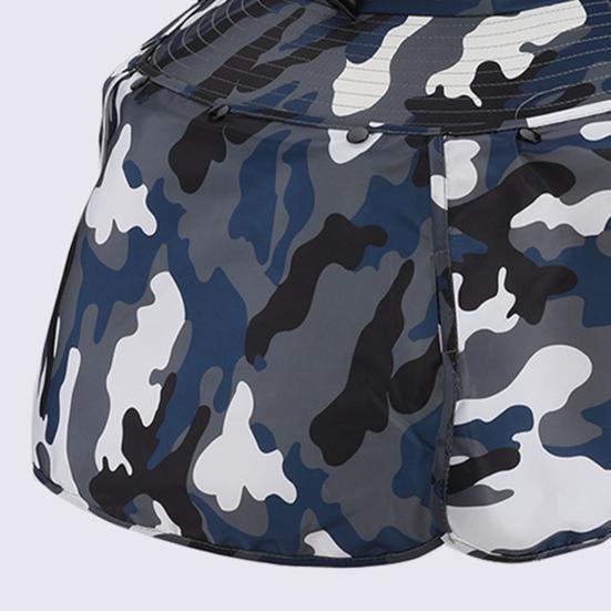 Солнцезащитная шляпа с камуфляжным принтом, широкополая рыболовная шляпа с двухрежимным вентилятором, регулируемая шляпа с защитой от ультрафиолета и тремя передачами