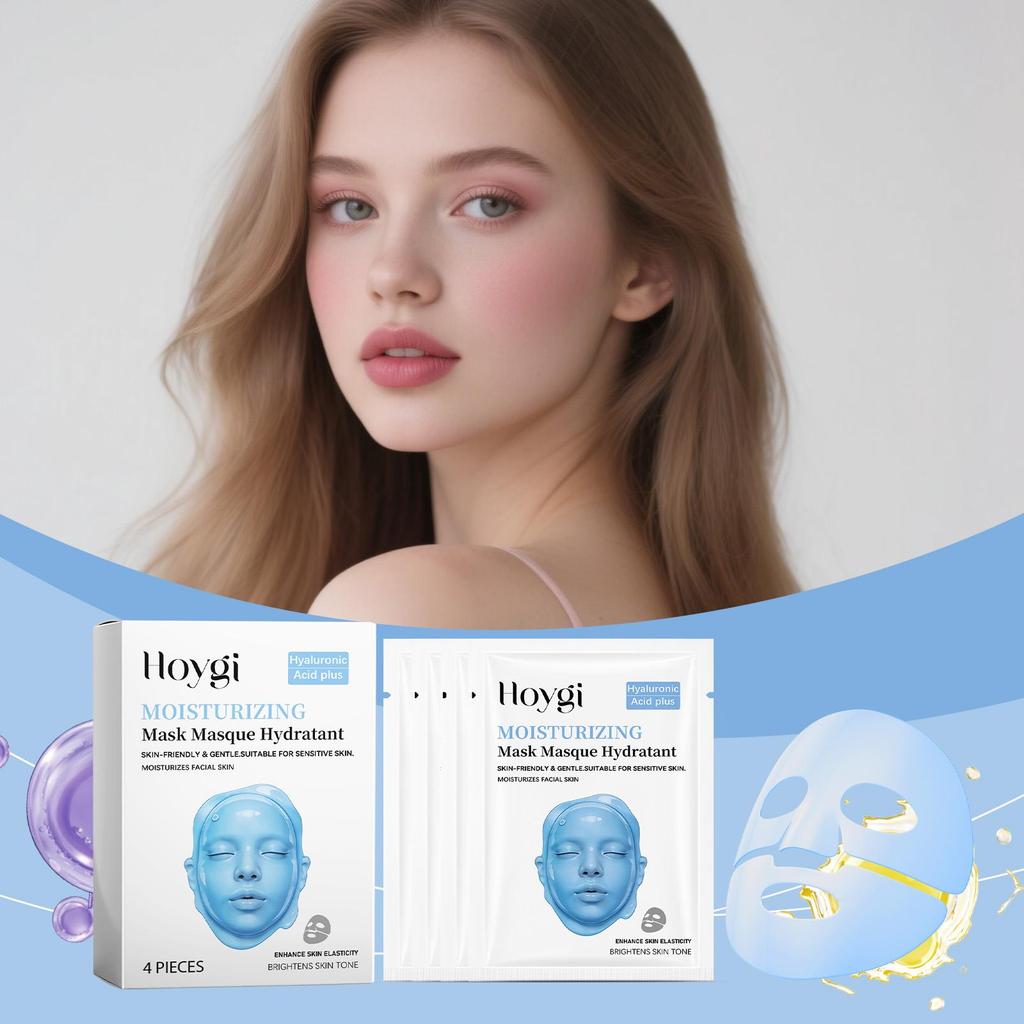 Hydrating Glow Face Mask (Box Packed), Moisturizes & Softens Dry Skin, Refreshing & Radiant Facial Care