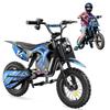 A14 Kids Electric Bicycles 14 Inch 500W Motor 36V5.2Ah Battery 20-22km Range Shock Absorption, Bluetooth LED Lights
