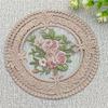 Anti-Scald Table Plate Mat 12cm Vintage Lace Coaster Placemat Embroidery Craft Bowls Coffee Cups Coaster European Style Fabric