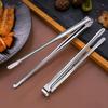 1Pcs 7/9/12Inch Food Clip 304 Stainless Steel BBQ Steak Clip New Grill Tongs  Cooking Utensils