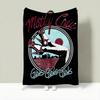 Band M-Motley Crue Throw Lightweight 240g Flannel Blanket Soft Skin-friendly for Summer Cooling