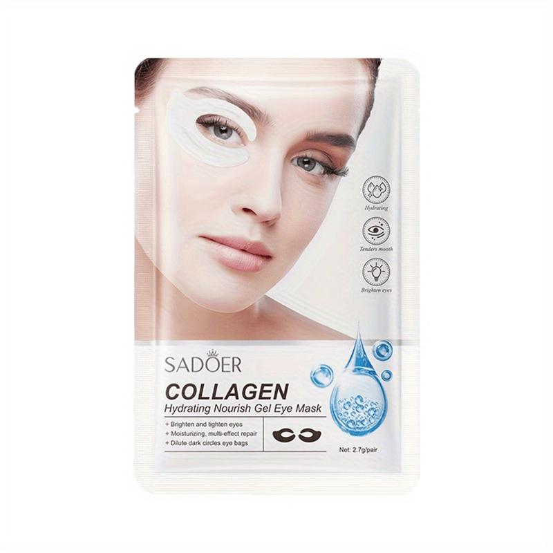 Увлажняющая маска для глаз SADOER Collagen Hydrogel уменьшает мешки под глазами, морщины и темные круги