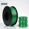 Филамент для 3D-печати Silk PLA, 1,75 мм, катушка 1 кг, низкая усадка, не засоряет сопло, для проектов печати, аккуратно намотанный, PLA с металлической текстурой