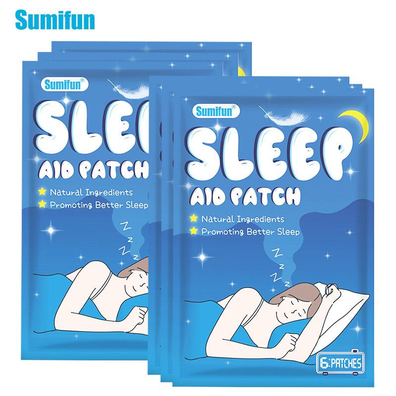Improve Sleep Patch Anxiety Essential Oil Relieve Headache Stress Plaster Improve Insomnia Quality Body Relax Sticker Natural Sleep Aid Paste