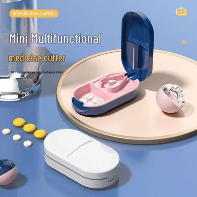 Портативный японский таблеткорез и диспенсер с хранением