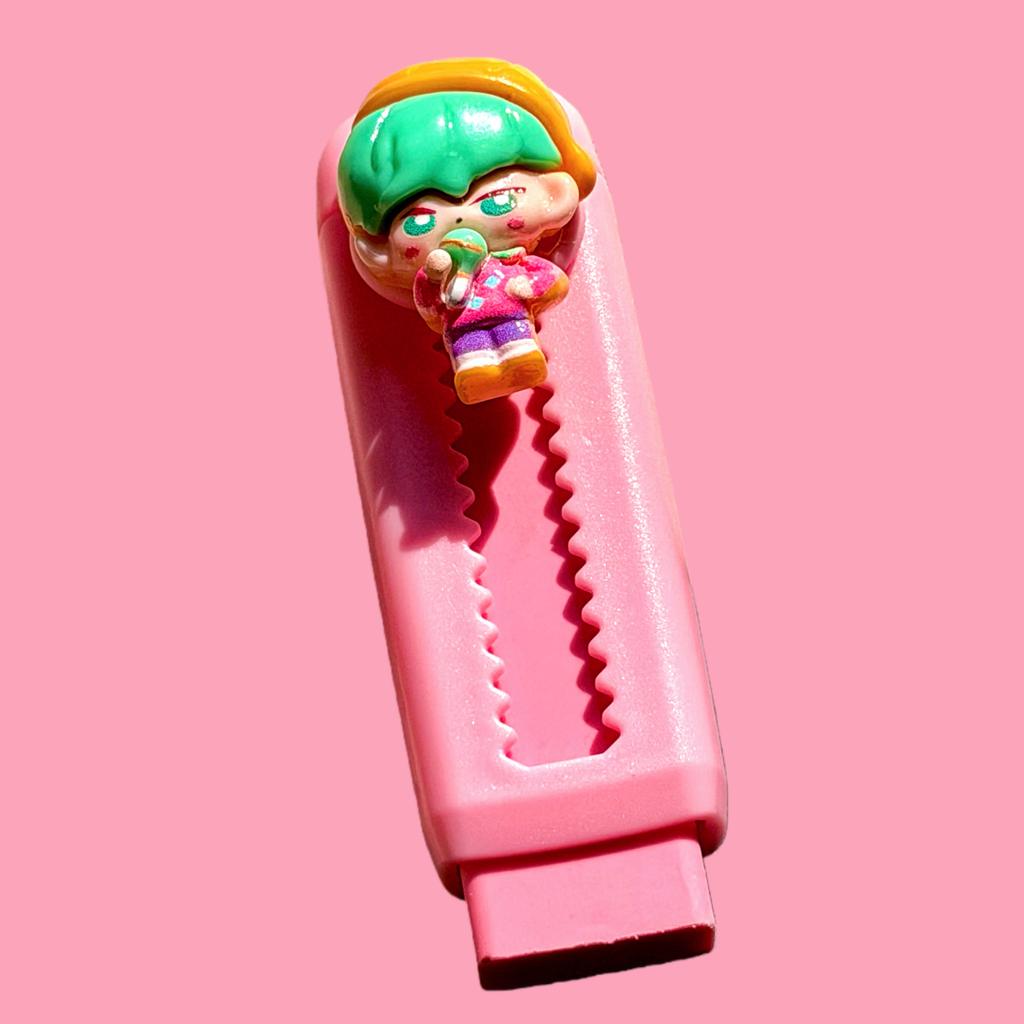 Cute Demon Hunters Push-Pull Eraser | Girly Student Stationery & Small Gift