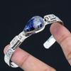 Daughters Day Deal Pear Sodalite Stone 925 Silver Engagement New Bangle Bracelet