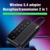 aptX Bluetooth Audio Transmitter Receiver 3.5MM AUX aptX-Adaptive AD/HD/LL AAC HiFi Multipoint Wireless Adapter For TV PC Car