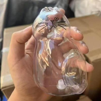 Большой размер Прозрачный органайзер для кошачьей шерсти Подвеска-брелок для рюкзака Сувениры Капсула для хранения Коллекционный мешок для памяти о питомце