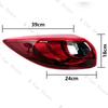 Для Mazda CX5 CX-5 2016 Европейская версия Светодиодный задний фонарь Фонарь заднего хода Стоп-сигнал Аксессуары для автомобиля KA0G-51-3G0D MA2804119
