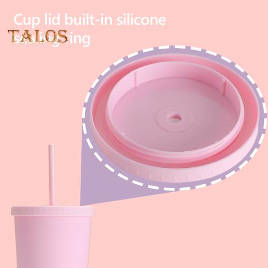 Стакан для кофе 720 мл с крышкой и соломинкой, вакуумная дорожная кофейная кружка с двойными стенками, герметичная многоразовая чашка для воды с широким горлышком