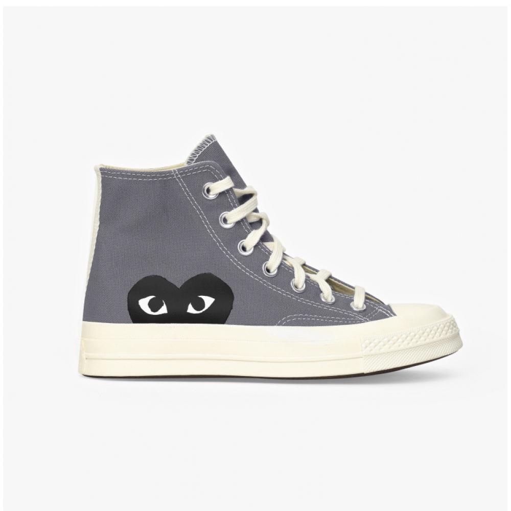 Comme Des Garons 1 Play X Converse Chuck Taylor 70 High Кроссовки с большим сердцем
