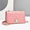 IELGY Korean Version of Fashionable Women's Bags, Trendy Small Square Bags, Chain Single Shoulder Oblique Span Bags