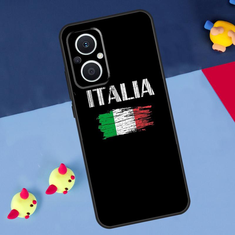 Флаг Италии для OPPO Reno 14F 13F 12F 11F 10 11 12 13 14 Pro 8T 7 8 Lite OPPO Find X6 X5 X8 X9 Pro Чехол