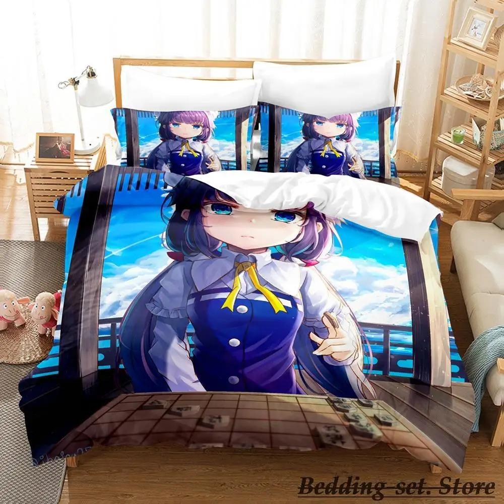 The Ryuo's Work Is Never Done! Bedding Set Single Twin Full Queen King Size Bed Set Adult Kid Bedroom Duvetcover Sets Anime