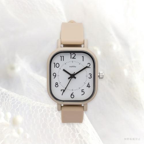 Женские аналоговые часы Fieldwork с силиконовым ремешком, прямоугольные, бургундский бежевый, YM121-1