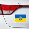 A0546A# Vinyl Decal Car Sticker Ukraine Flag and Coat of Arms