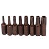 8 PCS Magnetic  Batch Head Screwdriver Bit Set For Electric Drill TS8/10/15/20/25/27/30/40  Five-Point Screw Driver Bit Tools