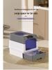 Large Enclosed UV-Sterilizing Cat Litter Box with Drawer