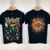 Винтажная футболка Slipknot 2010 года с большим двусторонним логотипом, унисекс, S-4XL