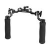 HDRIG Dual Hole Sponge Handle with ARRI Gear 15mm Rod Clamp for Shoulder Rig Kit 2269