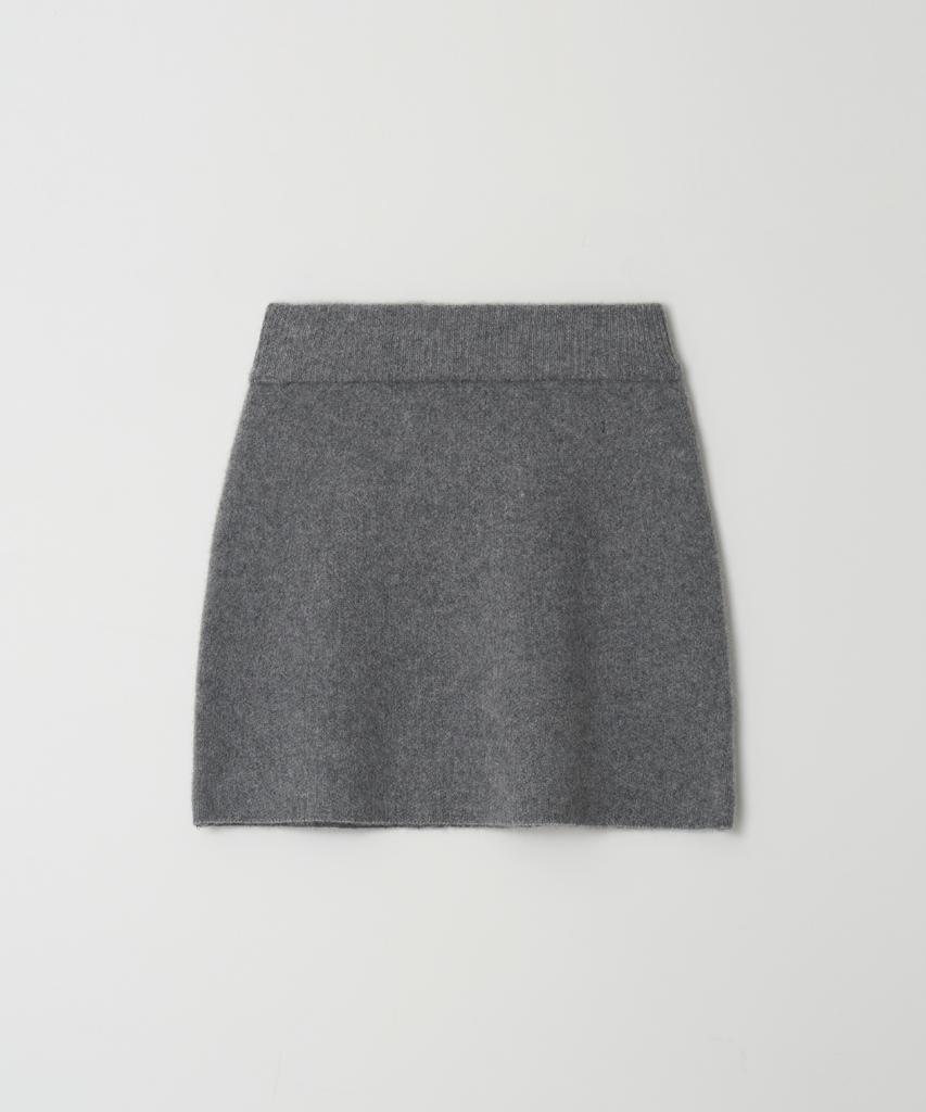 The Rye Alpaca Knit Skirt(Gray)