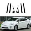 8pcs Door Window Pillar Posts Trim Cover Decal Stickers For Toyota Prius 2010 2011 2012 2013 2014 2015 Auto Exterior Accessories