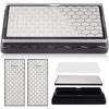 Diamond Whetstone with Base and Honeycomb Surface Suitable for Sharpening and Outdoor Kitchen Double-sided Non-slip Panel, Scissors, Knives, Tools.