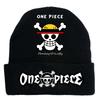 Вязаная шапка из аниме One Piece: Теплая, с бархатной подкладкой, с отворотом, взрослая уличная шапка-бини