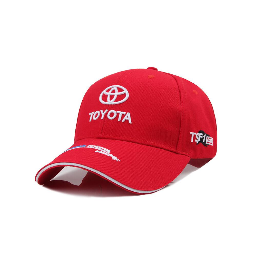 (красный) Бейсболка TOYOTA с вышитым логотипом автомобиля