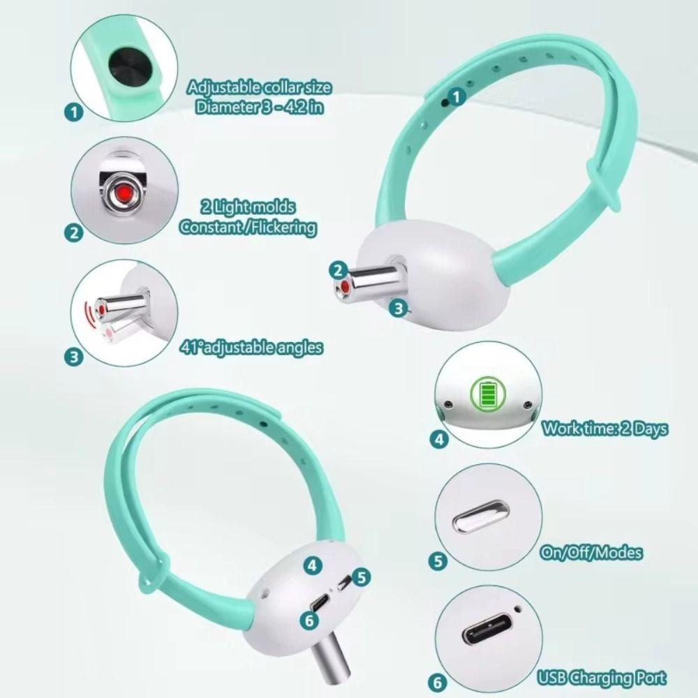 Pet Supplies Cat Laser Toy Automatic Led Cat Collar Cat Laser Collar for Cat Accessories