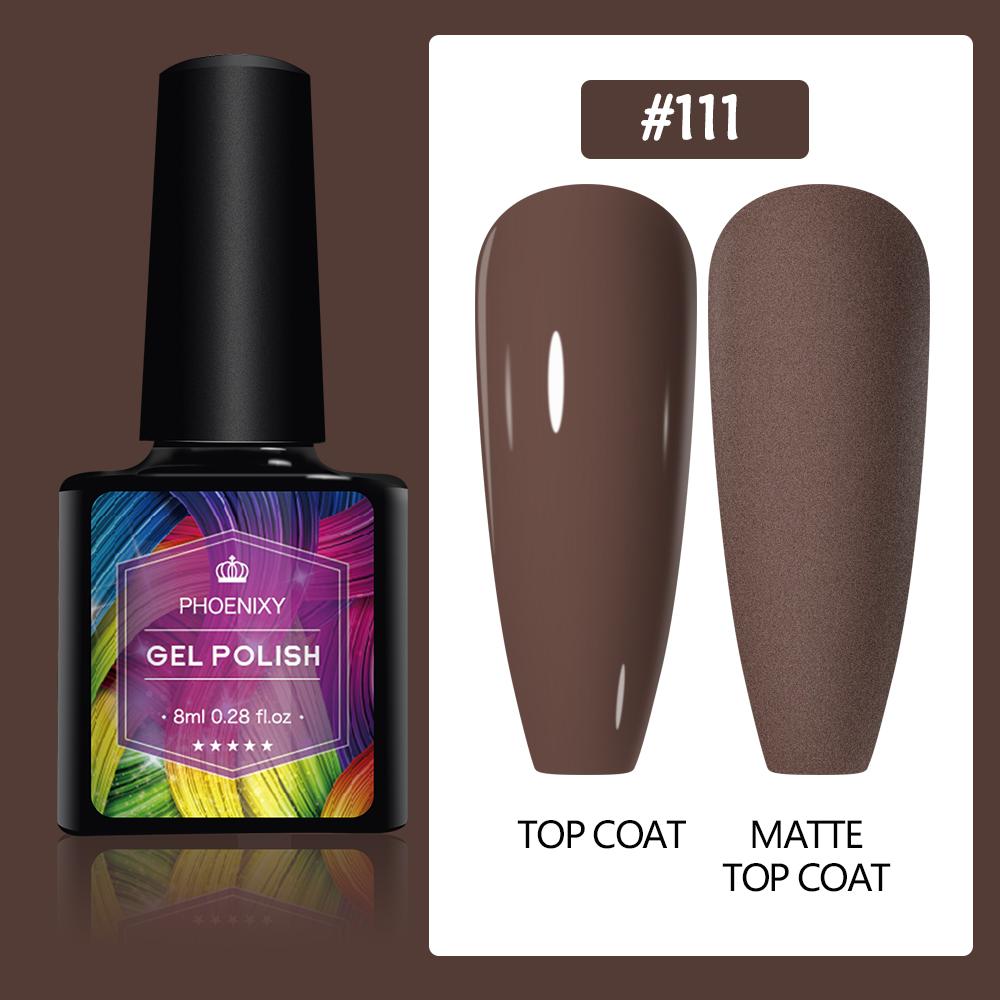 PHOENIXY 8 мл гель-лак для ногтей, полуперманентный гель, блестящий гель, отмачиваемый блестящий стартовый набор, маникюрный набор для маникюрного салона