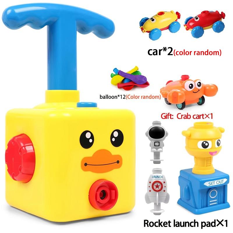 Пусковая установка для воздушных шаров, ручной насос для воздушных шаров, гоночная машина, принадлежности для вечеринок, дошкольные образовательные научные игрушки для детей, мальчиков и девочек от 3 лет