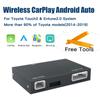 AUTOABC Беспроводной Carplay Android Auto для Toyota RAV4 Corolla Tacoma Camry CHR Tundra Highlander 4Runner мультимедиа декодирование