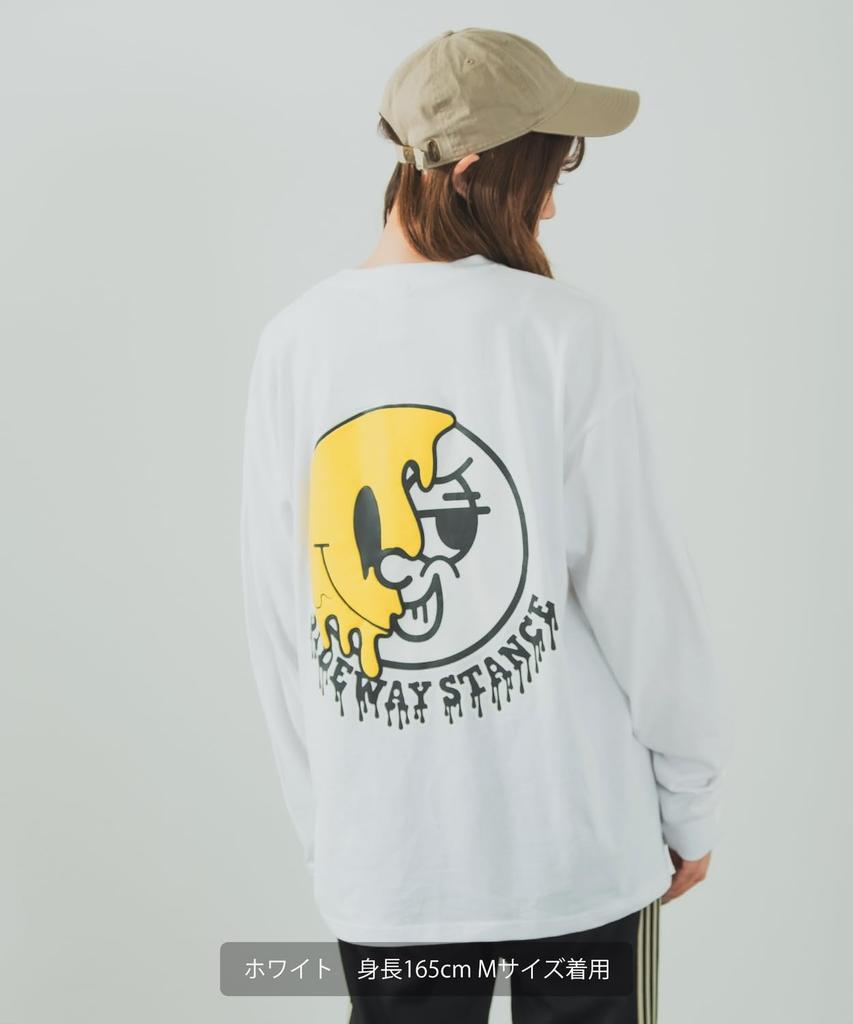 [УЛУЧШАЕТ] [БОКОВАЯ СТОЙКА] Футболка с длинным рукавом Drip Smiley