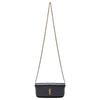Ysl Gaby Золотой Логотип Стеганая Кожа Ягненка Наплечная Сумка Через Плечо Сумка для Телефона Женские сумки Черный 742579-1EL07-1000