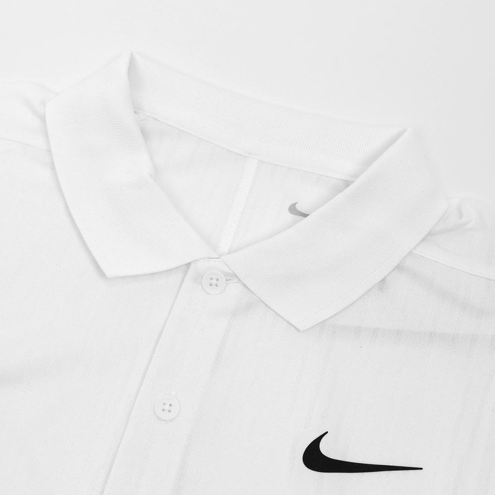 Nike Dri-Fit Victory + однотонный пуловер с воротником поло, футболка с короткими рукавами, мужские топы, белый DV8538-100