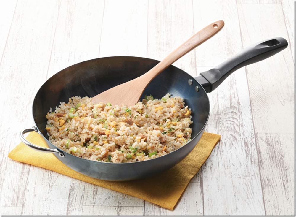 Fujita Metal Iron Wok One Hand 30 см Сделано в Японии Sweet Craftsman 040097