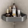 CMAOS Полочка для ванной комнаты с алмазным углом, цвет Gunmetal Grey